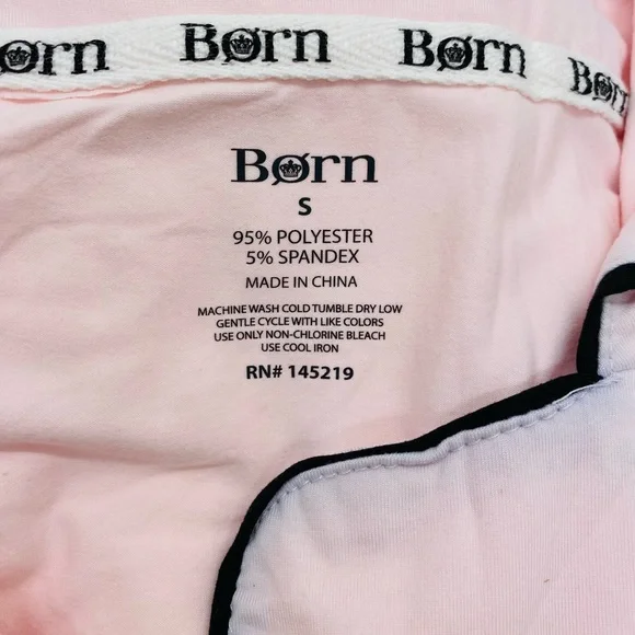 NWT Born Pajama Set Extra Soft Pink/Black Sizes Available S, M, L, XL